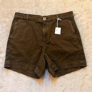 NWT AG Adriano Goldschmeid Womens 25 Caden short khaki Summer Minimalist Casual